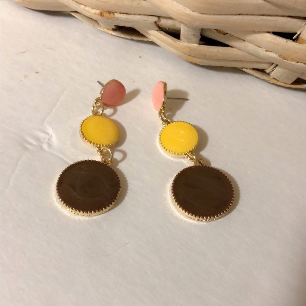 Multicolor Round Dangle Fashion Earrings